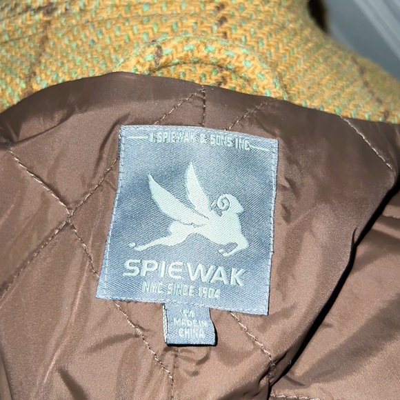 BNWT Spiewak Wool Peacoat, Green Plaid Tartan - Picture 6 of 6
